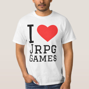 I kärlek-jrpg-spel t shirt