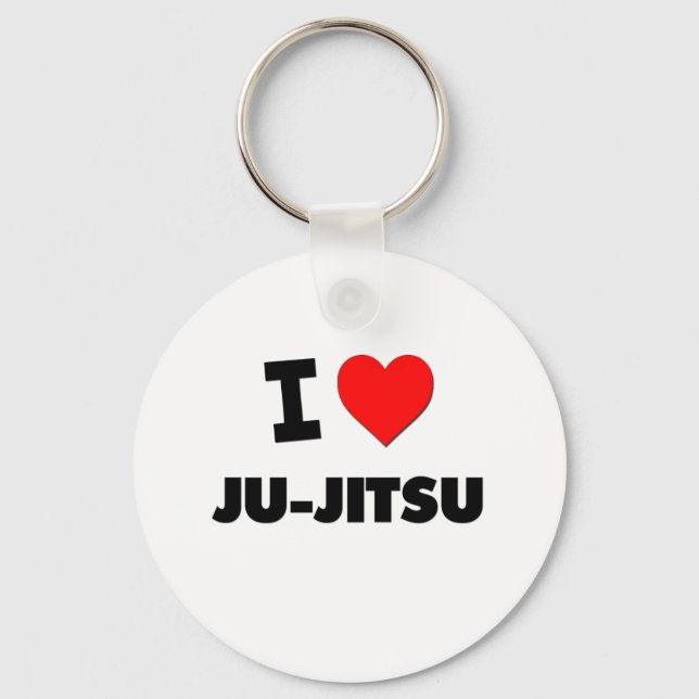 I Kärlek Ju-Jitsu Nyckelring (Framsida)