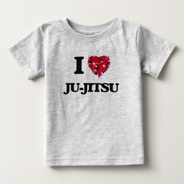 I Kärlek Ju-Jitsu Tee Shirt (Framsida)