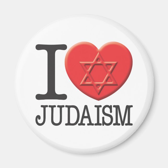 I Kärlek judaism Magnet (Framsidan)