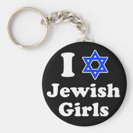I Kärlek judiska flickor Nyckelring