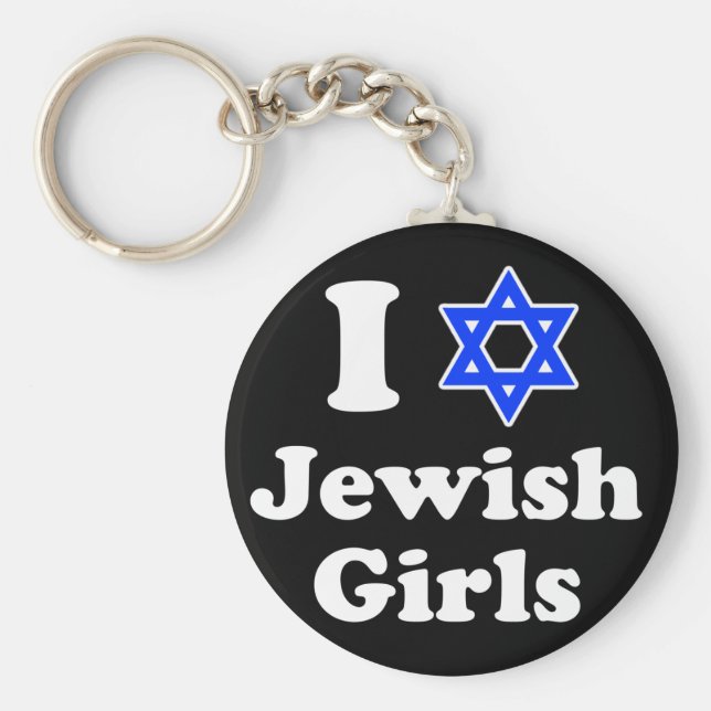 I Kärlek judiska flickor Nyckelring (Framsidan)