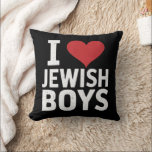 I Kärlek judiska pojkar I Heart Jewish Boys Hanukk Kudde<br><div class="desc">I Kärlek judiska pojkar I Heart Jewish Boys Hanukkah</div>