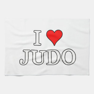 I Kärlek Judo Kökshandduk