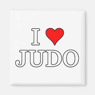 I Kärlek Judo Magnet
