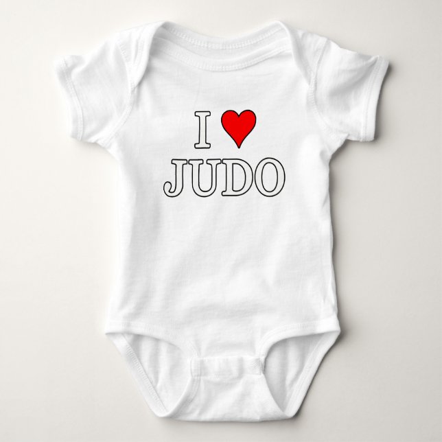 I Kärlek Judo T Shirt (Framsida)