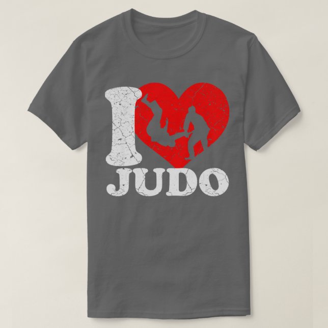 I Kärlek Judo T Shirt (Design framsida)