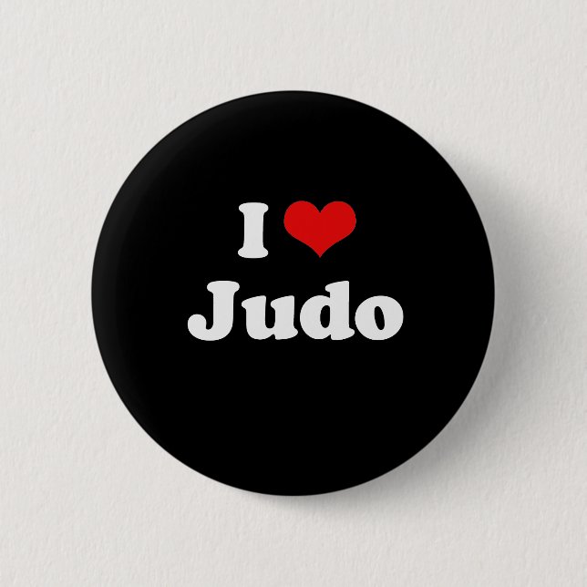 I Kärlek Judo Tshirt Knapp (Framsida)