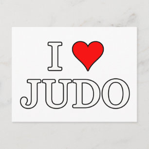 I Kärlek Judo Vykort