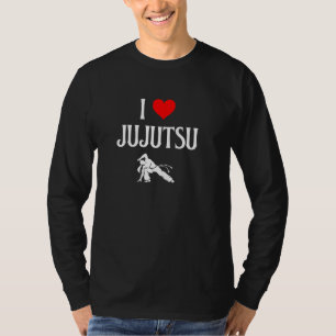 I Kärlek Jujutsu I Heart Jujutsu Japansk martial A T Shirt