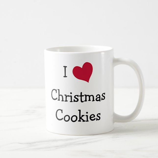 I Kärlek jul Cookies Kaffemugg (Höger)