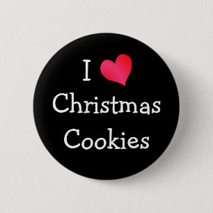 I Kärlek jul Cookies Knapp