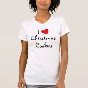 I Kärlek jul Cookies T-shirt