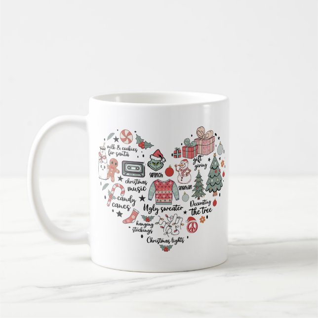 I Kärlek jul: Festive Kaffemugg (Vänster)