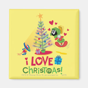 I Kärlek jul - MARVIN MARTIAN™ Magnet