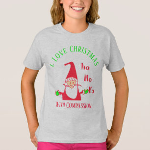 I Kärlek jul med kompassion HoHo! T Shirt