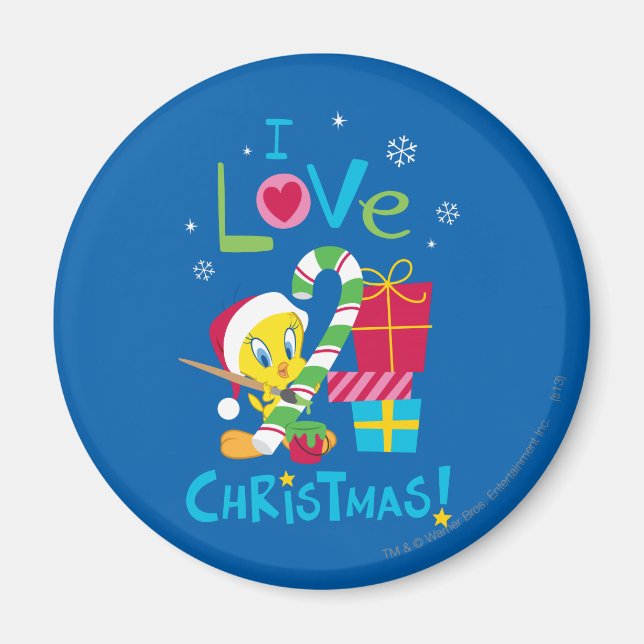 I Kärlek jul - TWEETY™ Magnet (Framsidan)
