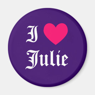 I Kärlek Julie Magnet