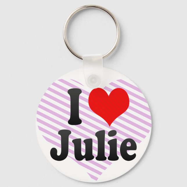 I kärlek Julie Nyckelring (Framsida)