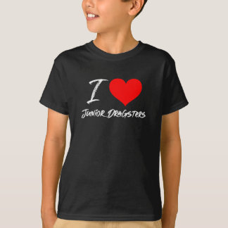 I Kärlek Junior Dragsters Tävla Heart T Shirt
