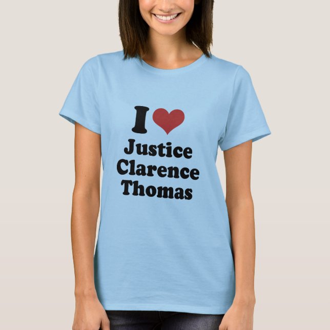 I KÄRLEK JUSTICE CLARENCE THOMAS - .png T-shirt (Framsida)