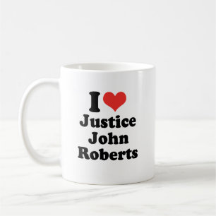 I KÄRLEK JUSTICE JOHN ROBERTS - .png Kaffemugg