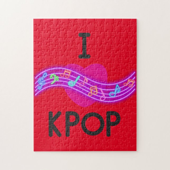 I kärlek K pop Pussel (Vertikal)
