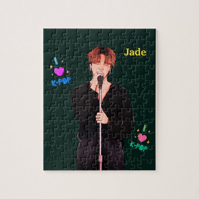 I kärlek K pop Puzzle Pussel (Vertikal)