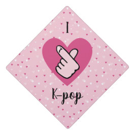 I Kärlek K-pop Rosa Finger Heart BlackPink