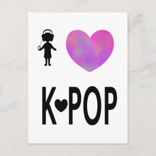 I kärlek K-pop Vykort