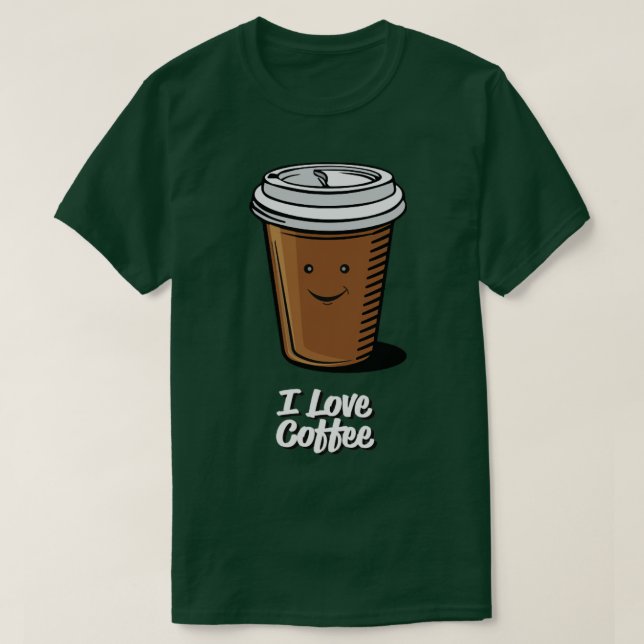 I Kärlek-kaffe3 T Shirt (Design framsida)