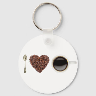 I Kärlek Kaffe 01 Nyckelring
