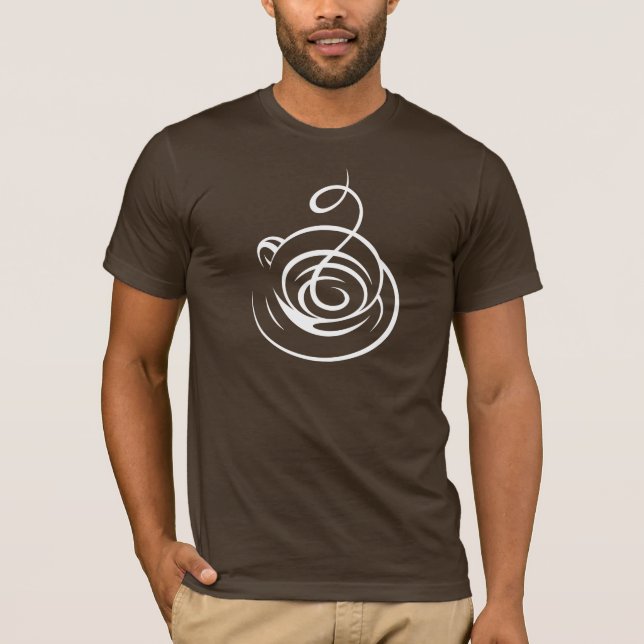 I Kärlek-kaffe 04 Tee Shirt (Framsida)