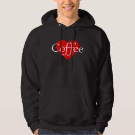 I Kärlek-kaffe Hoodie