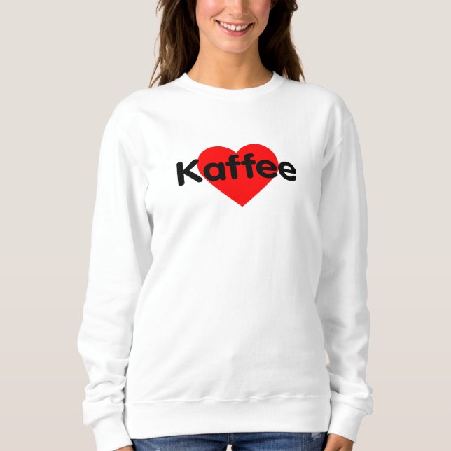 I Kärlek-kaffe - Kaffee T Shirt (Framsida)