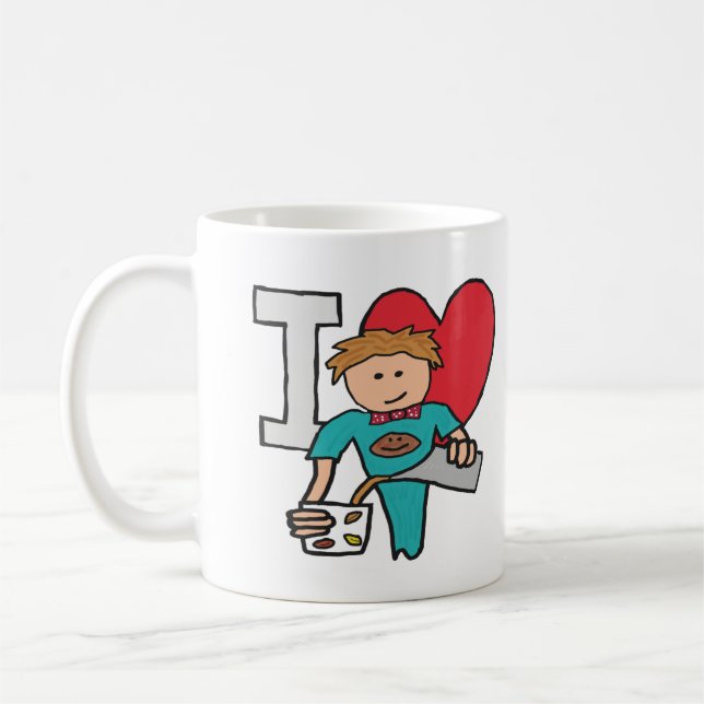 I Kärlek-kaffe Kaffemugg (Vänster)