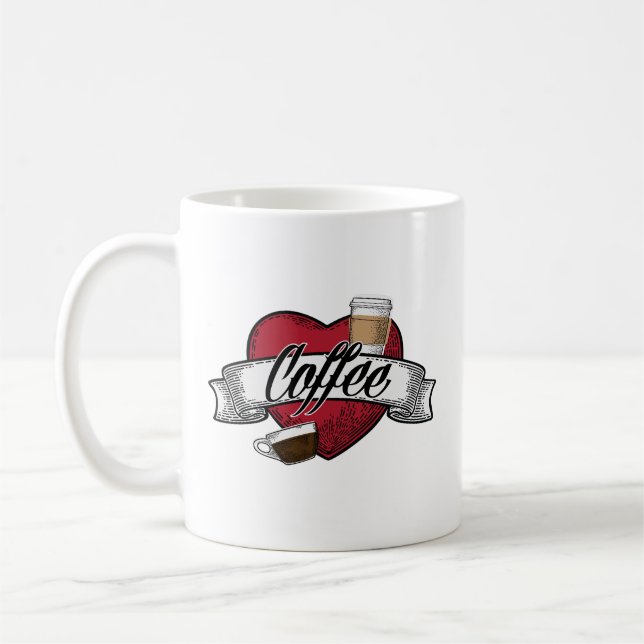 I Kärlek-kaffe Kaffemugg (Vänster)