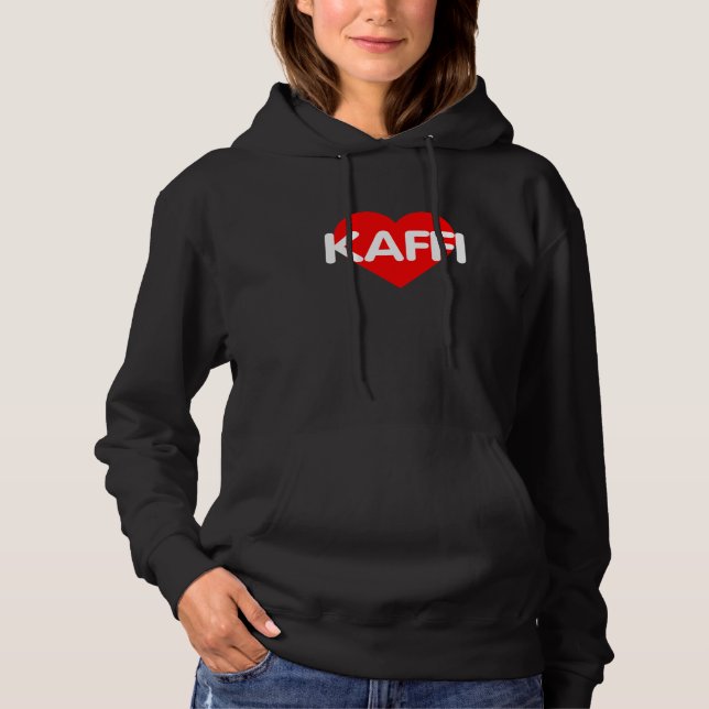 I Kärlek-kaffe - Kaffi T Shirt (Framsida)