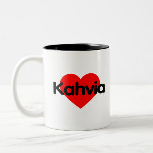 I Kärlek-kaffe - Kahvia Finland Två-Tonad Mugg