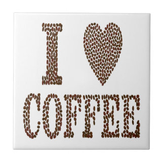 I Kärlek-kaffe Kakelplatta