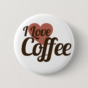 I Kärlek-kaffe Knapp