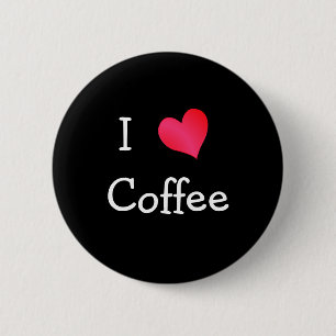 I Kärlek-kaffe Knapp