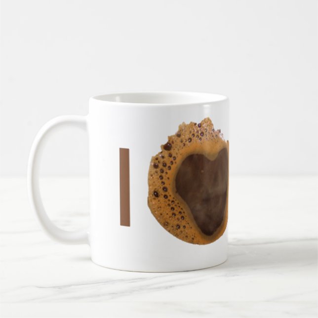 I kärlek kaffe kopp (Vänster)