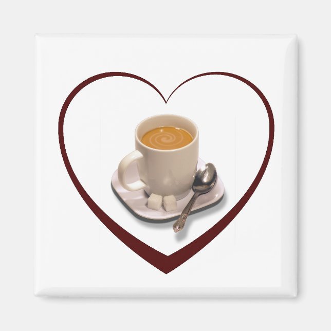 I Kärlek-kaffe Magnet (Framsidan)