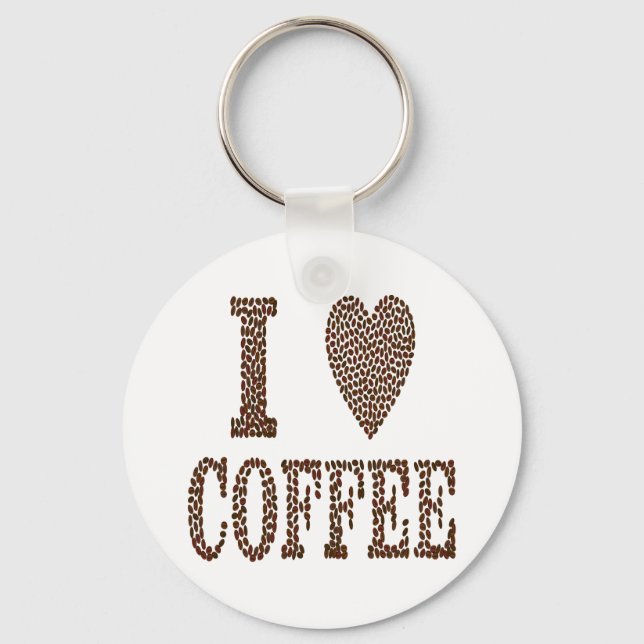 I Kärlek-kaffe Nyckelring (Framsida)