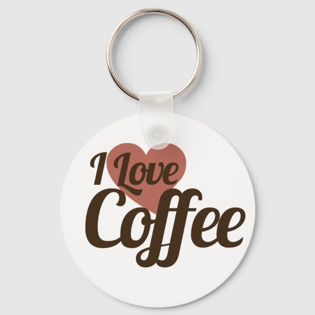 I Kärlek-kaffe Nyckelring (Framsida)
