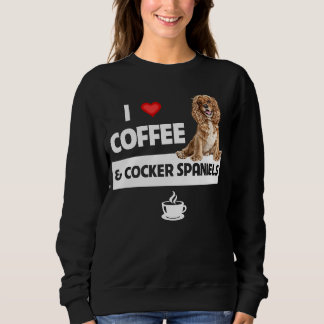 I Kärlek-kaffe och Cocker-spanjorer Hund Pappa Caf T Shirt