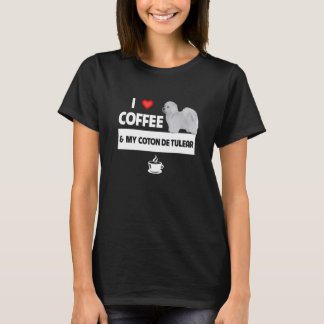 I Kärlek-kaffe och min citron De Tulear Hund Pappa T Shirt