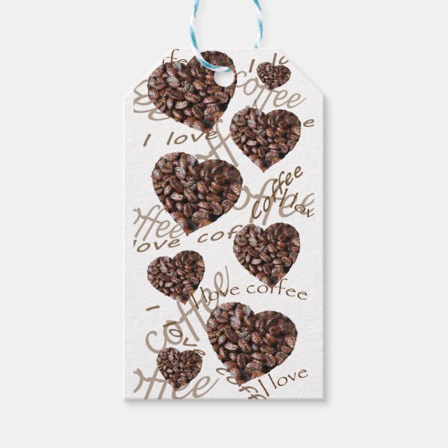 "I Kärlek-kaffe!" Presentetikett (Framsidan)