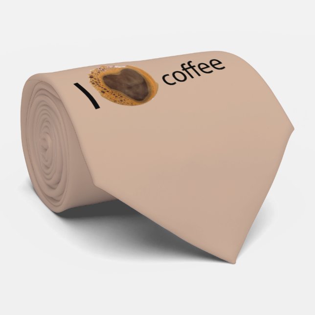 I kärlek kaffe slips (Rullad)